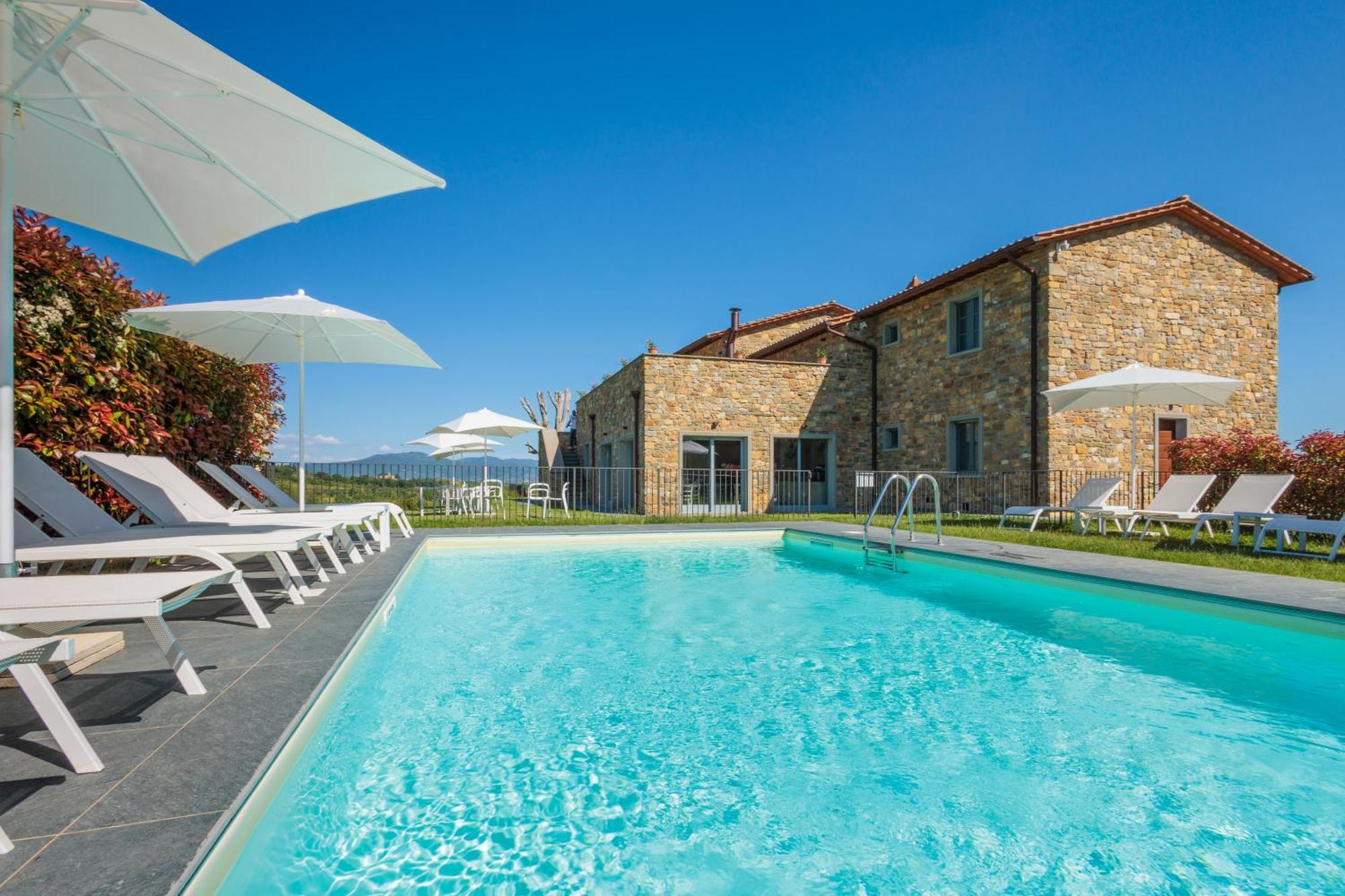 Podere La Doccia Civitella in Val di Chiana Dış mekan fotoğraf